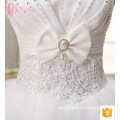 Wholesale women off shoulder sweetheart lace applique plus size ball gown wedding dress